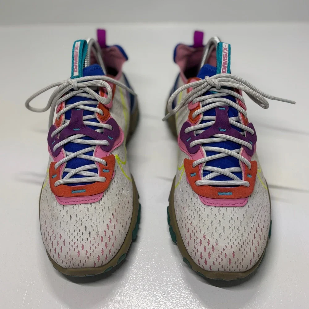 Nike React Vision DMSX Chunky Sneakers Women’s 8.5 Neon Pastel